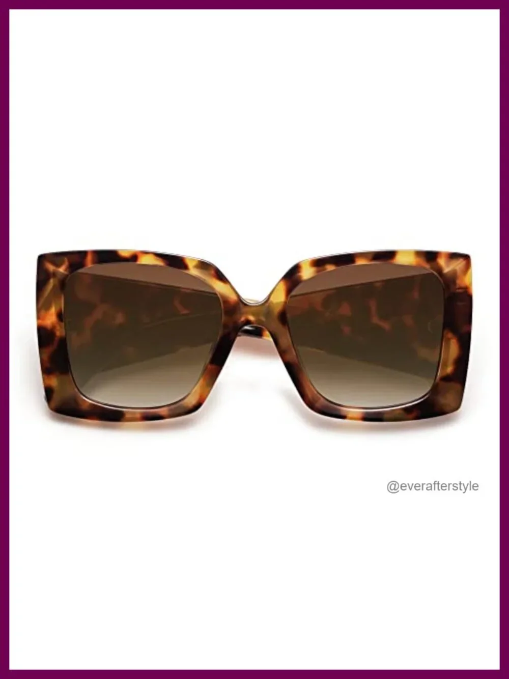 Polarized Oversized Square Sunglasses for Women
